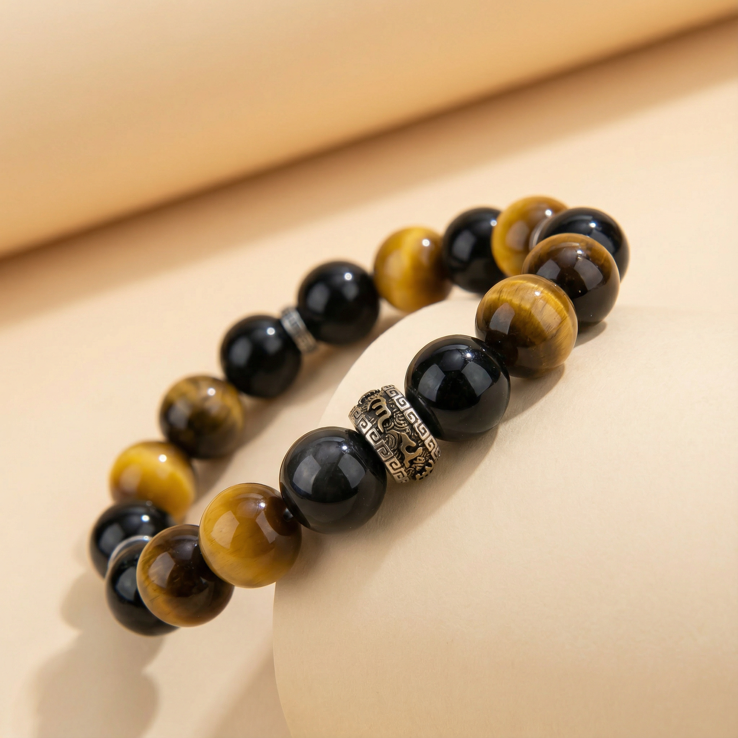 "Shunyao Tiger Bead" Men's Bracelet