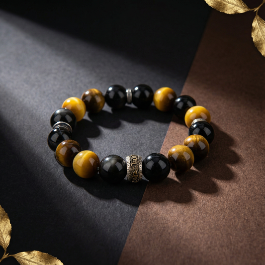 "Shunyao Tiger Bead" Men's Bracelet