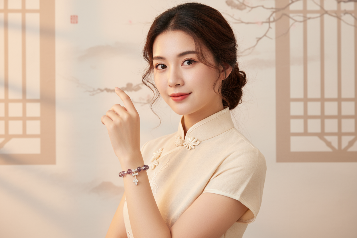 Butterfly Series - Violet Chime Amethyst Bracelet 